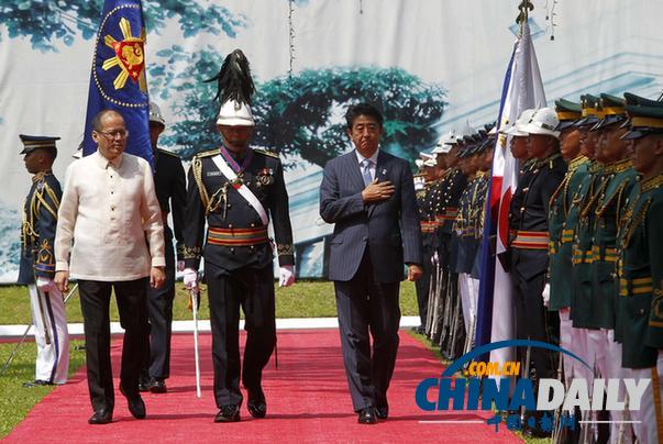 菲前慰安婦聚集總統府示威 抗議日首相到訪（組圖）