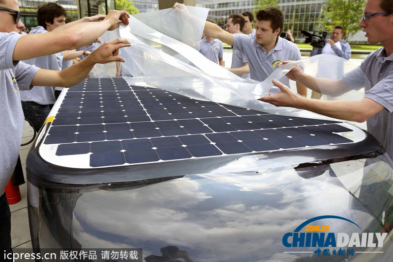 全球首輛家用太陽能汽車造型炫酷 可跑近700公里（組圖）