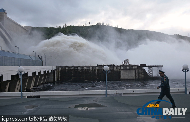 俄羅斯阿穆爾河水位上漲 城市進入緊急狀態(tài)（高清組圖）