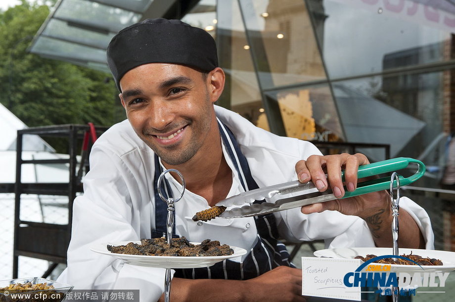 英國推出重口味昆蟲美食 “蝎子料理”驚嚇度爆表（高清組圖）