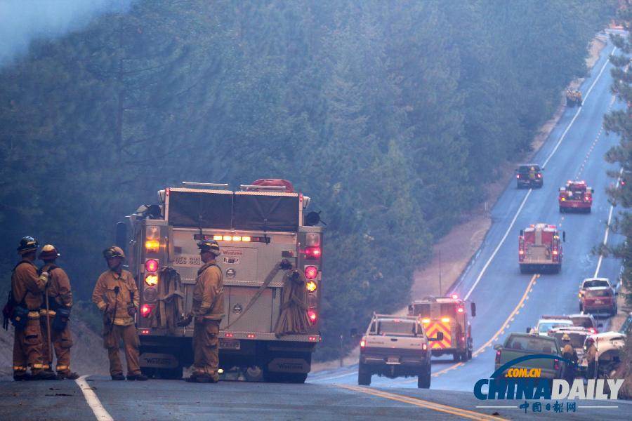 加州森林大火持續蔓延 舊金山水源遭到威脅（組圖）