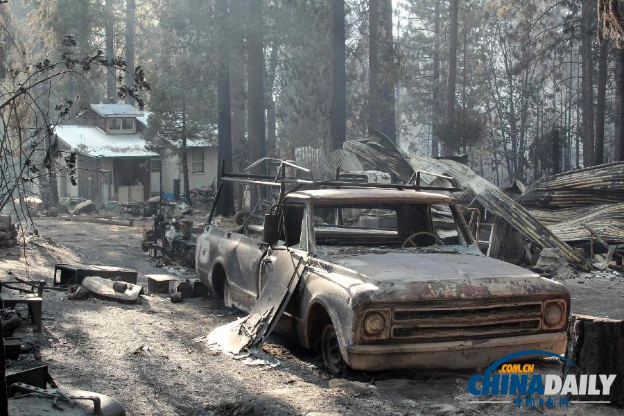 加州森林大火持續蔓延 舊金山水源遭到威脅（組圖）