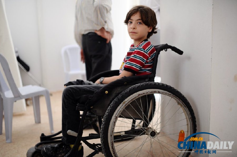 敘利亞內戰致殘人員在土耳其醫院接受康復治療（圖）