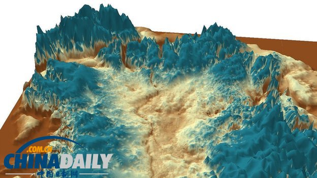 尤抱寒冰半遮面:格陵蘭島驚現遠古大峽谷