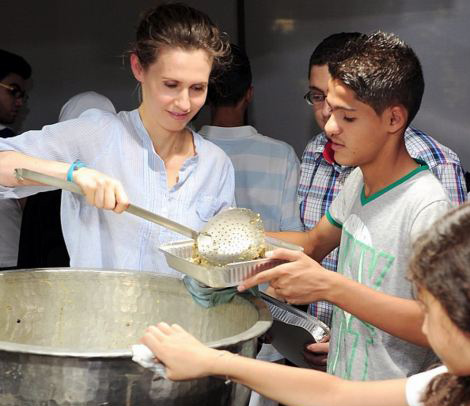 敘利亞第一夫人網上秀親民