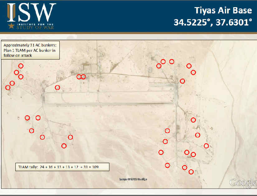 圖解：美至少需要300枚戰斧才能勉強碾碎敘利亞防空