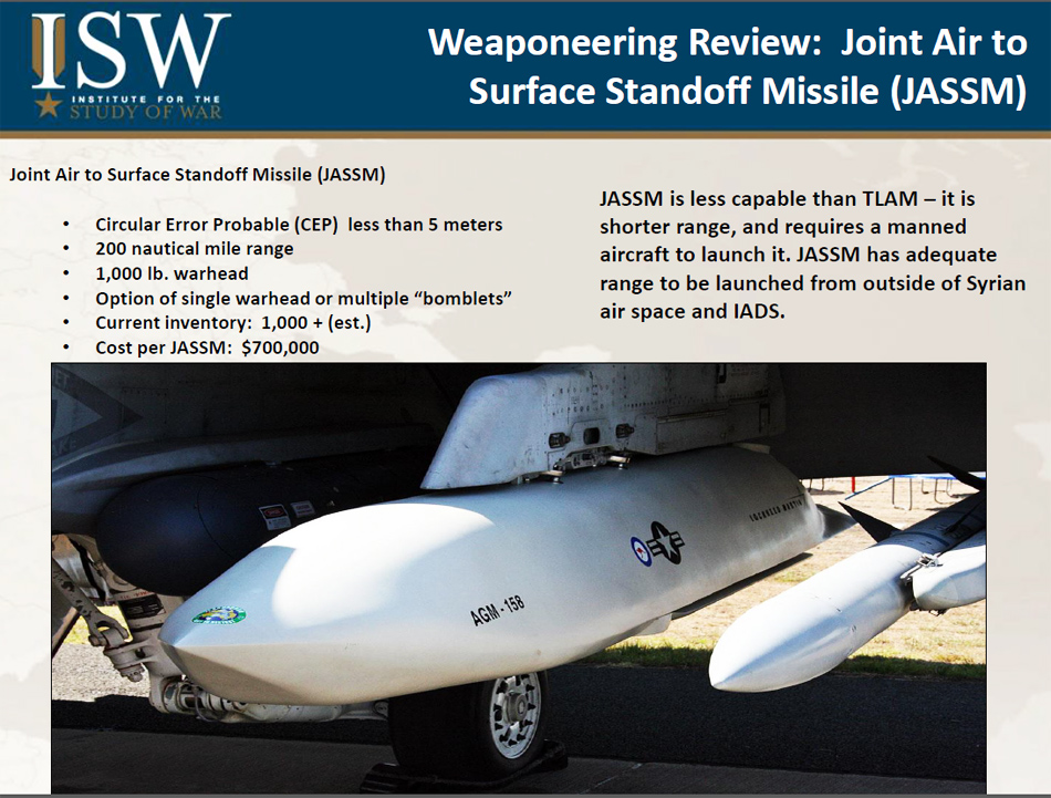 圖解：美至少需要300枚戰斧才能勉強碾碎敘利亞防空