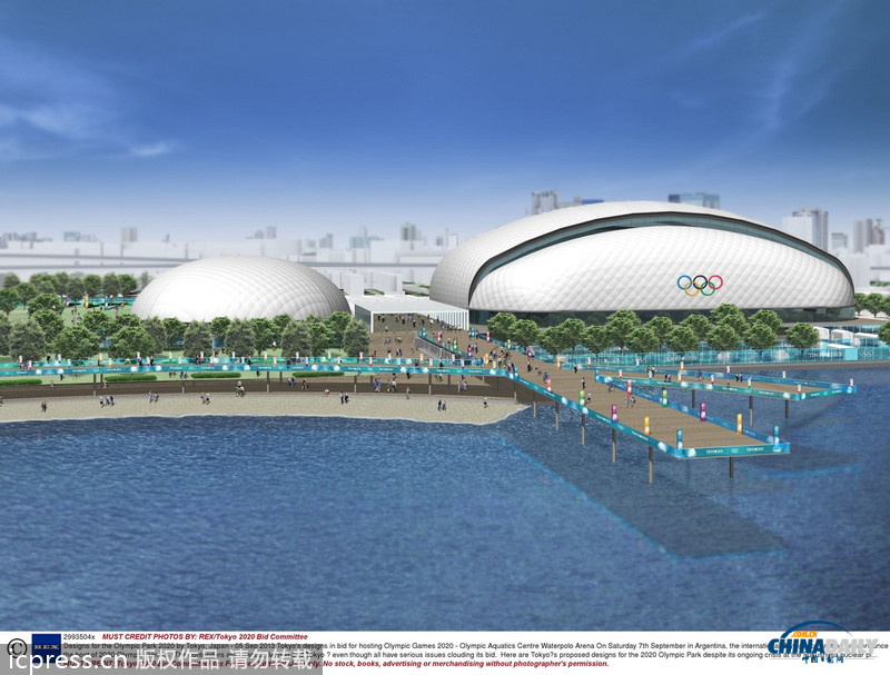 日本為東京申請2020奧運會場館設計圖曝光