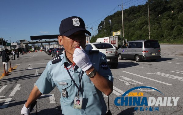 朝鮮開城工業園區重啟 大批韓方人員和車輛涌入（組圖）