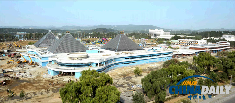 金正恩視察戲水場工地 贊揚人民軍可創造奇跡（圖）