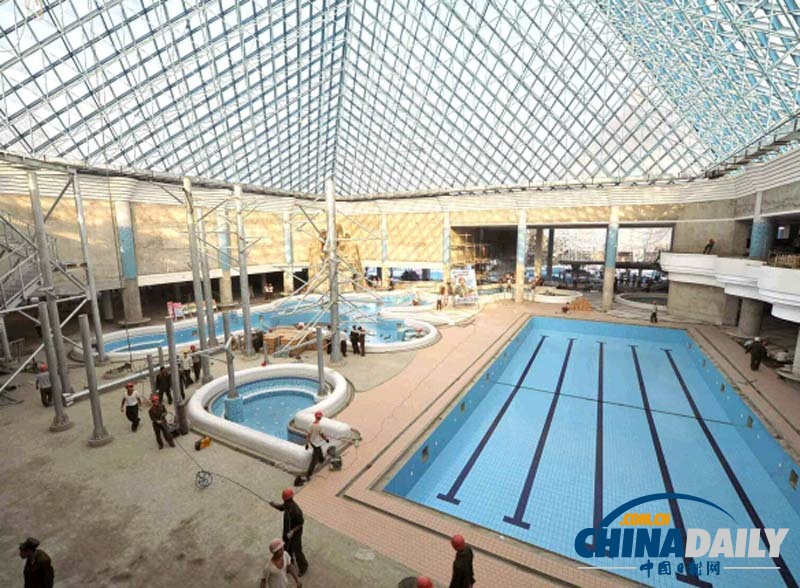 金正恩視察戲水場工地 贊揚人民軍可創造奇跡（圖）