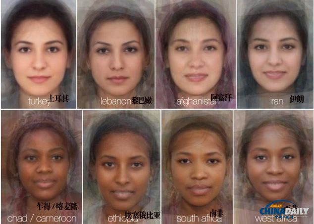 各國女性平均長相啥樣？格拉斯哥大學(xué)告訴你答案