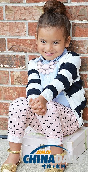 巴西“時(shí)尚兒童”走紅網(wǎng)絡(luò) 各路小明星吸引百萬(wàn)追隨者