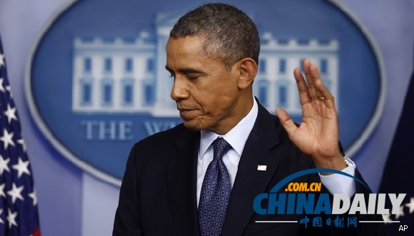 奧巴馬支持率跌至37%創有史以來最低