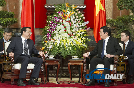 李克強:中越要鞏固傳統友誼,維護南海和平與安寧