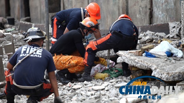 7.2級強震襲擊菲律賓 超過30人遇難