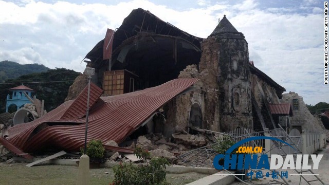 7.2級強震襲擊菲律賓 超過30人遇難