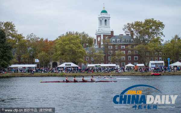 世界最大型劃船比賽在波士頓開幕 超9000人參賽（組圖）