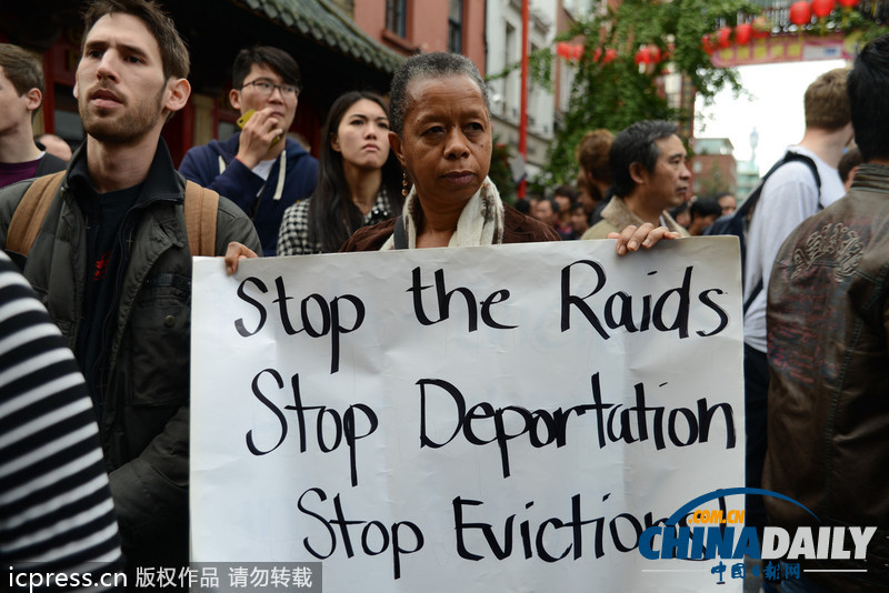 倫敦唐人街罷市 抗議英國(guó)邊境署“歧視性執(zhí)法”