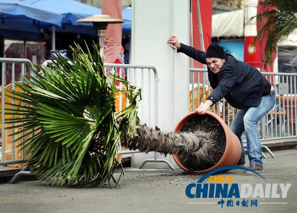 歐洲多國遭遇強風暴襲擊 十余人死亡損失慘重（組圖）