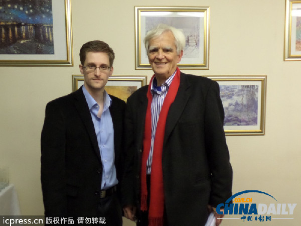 斯諾登尋求美寬宏大量 愿到國會(huì)作證