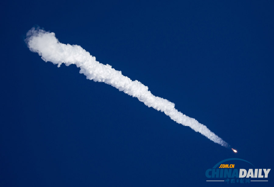 俄“聯盟”號飛船發射升空 攜冬奧會火炬前往空間站(高清組圖)