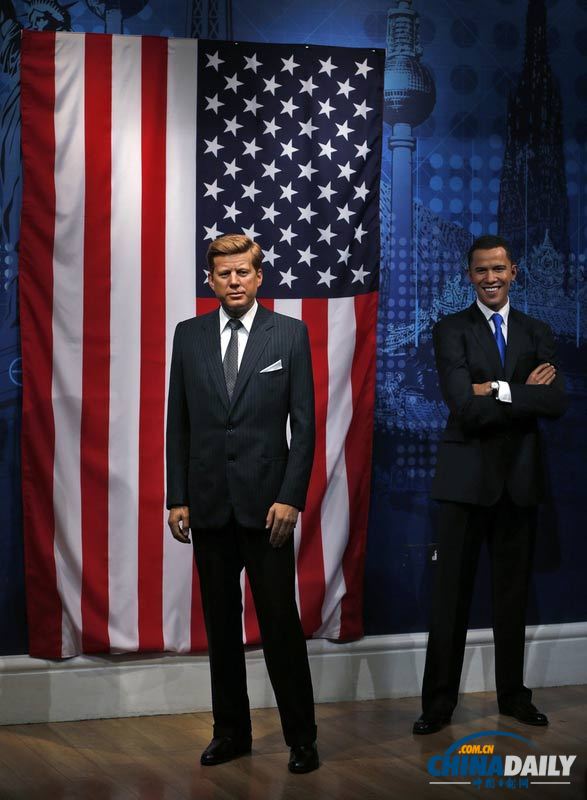 杜莎夫人蠟像館為肯尼迪“補妝” 紀念遇刺50周年