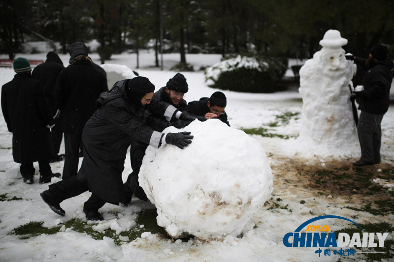 耶路撒冷遇罕見暴風(fēng)雪 克里仍有望會(huì)見內(nèi)塔尼亞胡