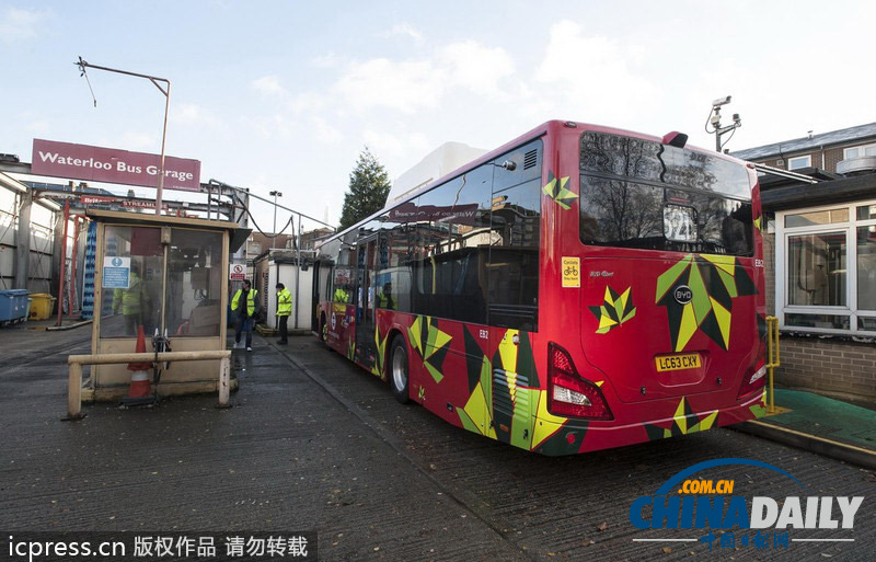 倫敦公交系統首度配置純電動車 系中國比亞迪制造
