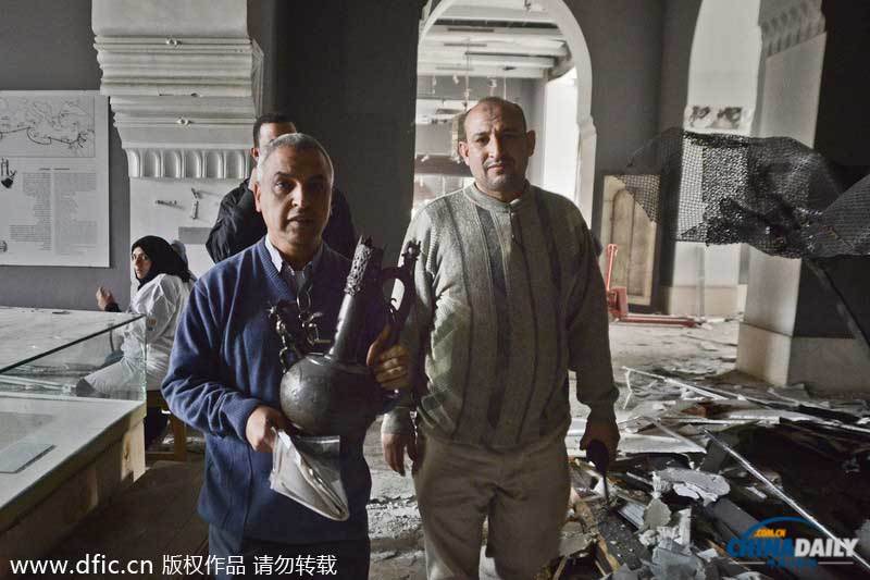 埃及開羅汽車炸彈襲擊致博物館大批文物損毀