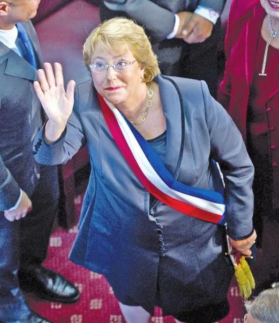 智利女強人就任總統 承諾促進社會公平