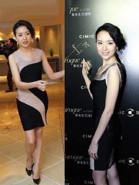 緊身裙勾勒真實曲線 中外女星誰身材最致命