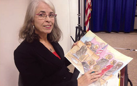 Arson suspect back in court, briefly