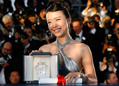 The awards ceremony at 60th Cannes Film Festival