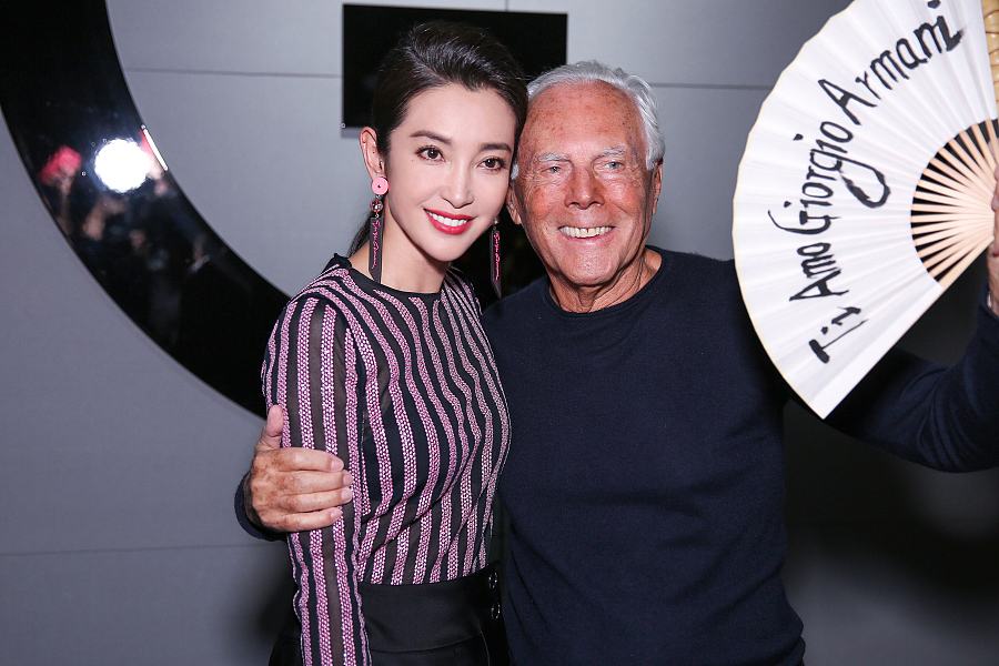 中國明星亮相米蘭時(shí)裝周 展現(xiàn)中國時(shí)尚（組圖）