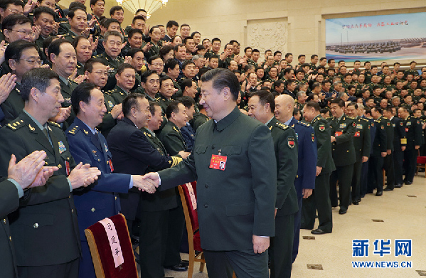 習(xí)近平：為實現(xiàn)黨在新時代的強軍目標(biāo)而奮斗