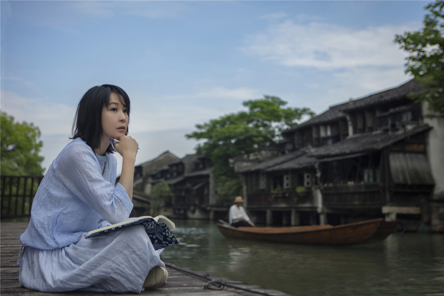 劉若英再次為烏鎮(zhèn)代言：來(lái)過(guò)，便不曾離開(kāi)（組圖）