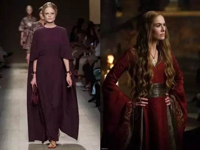 《權力的游戲》女主們的高定服裝燒到了時尚圈（組圖）