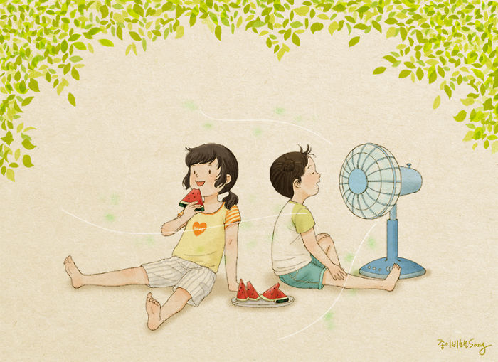 有親姐妹是什么感覺？讓插畫師來(lái)告訴你（組圖）