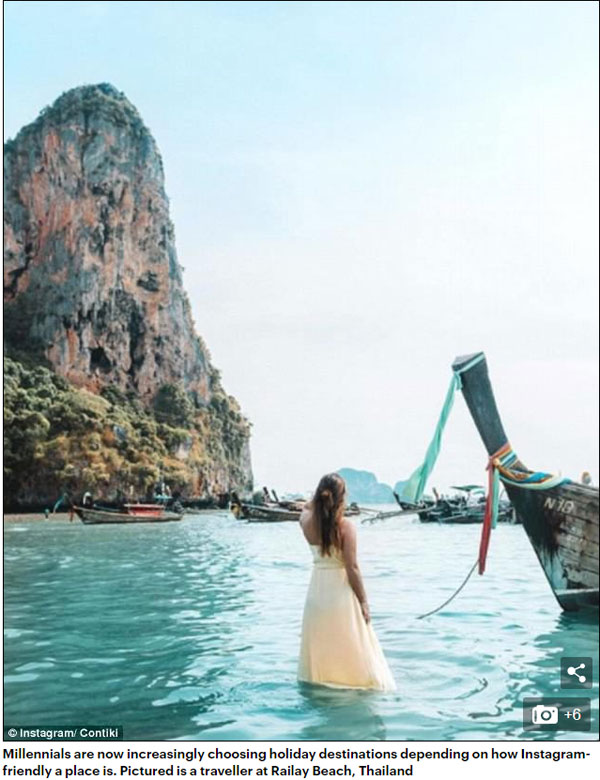 無拍照不假期！千禧一代熱衷“朋友圈旅游”