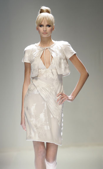 Models present creations of Valention Spring-Summer 2007 collection