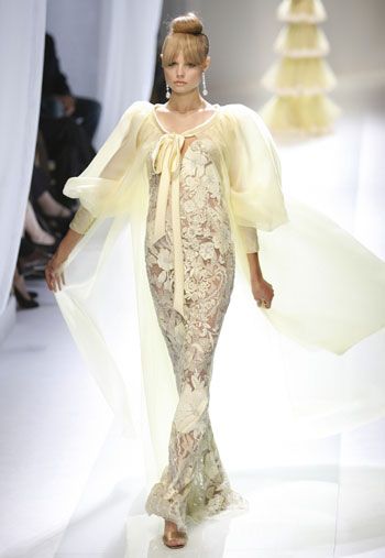 Models present creations of Valention Spring-Summer 2007 collection