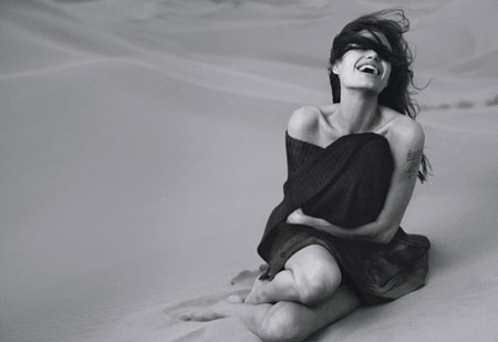 Angelina Jolie's photos on Vogue