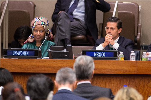 U.N. chief calls for securing gender equality worldwide