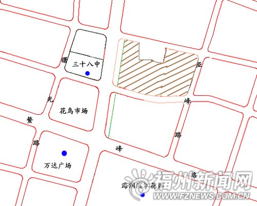 福州掛牌出讓城區(qū)6幅地塊 港頭島地塊起價11.38億