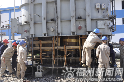 福清110千伏梁厝變電站進行大修 保障供電可靠性