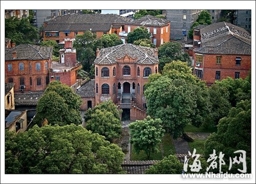 福州小伙子歷時(shí)半年　手繪倉山老洋房地圖(組圖)