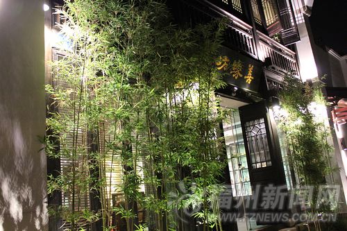 安泰河夜景 別樣韻味