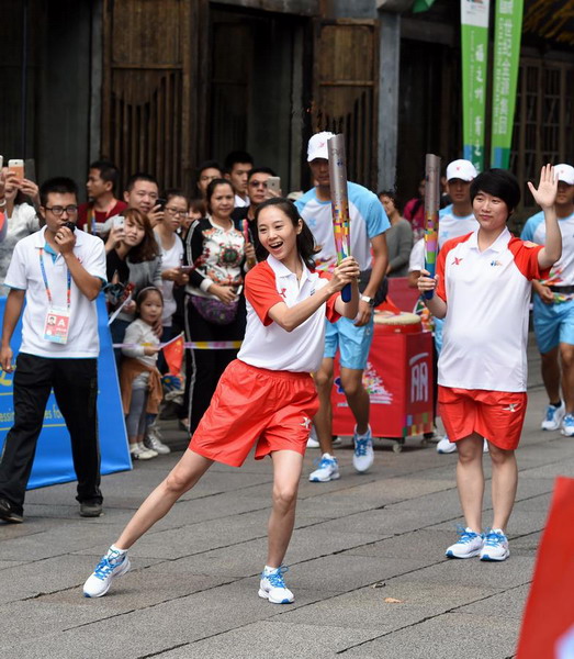 Torch relay held for National Youth Games