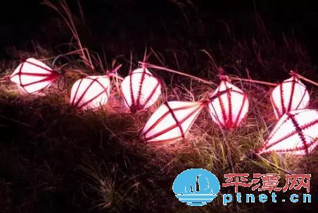 Giant lantern kite illuminates Pingtan skies